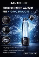 Lade das Bild in den Galerie-Viewer, Hydrogen Wasserflasche Aqua Get & PPM Tester als gratis 💧 Hydrogen Water Bottle | Hydrogen Flasche | Aqua Get + PPM / TDS Tester gratis 🤝
