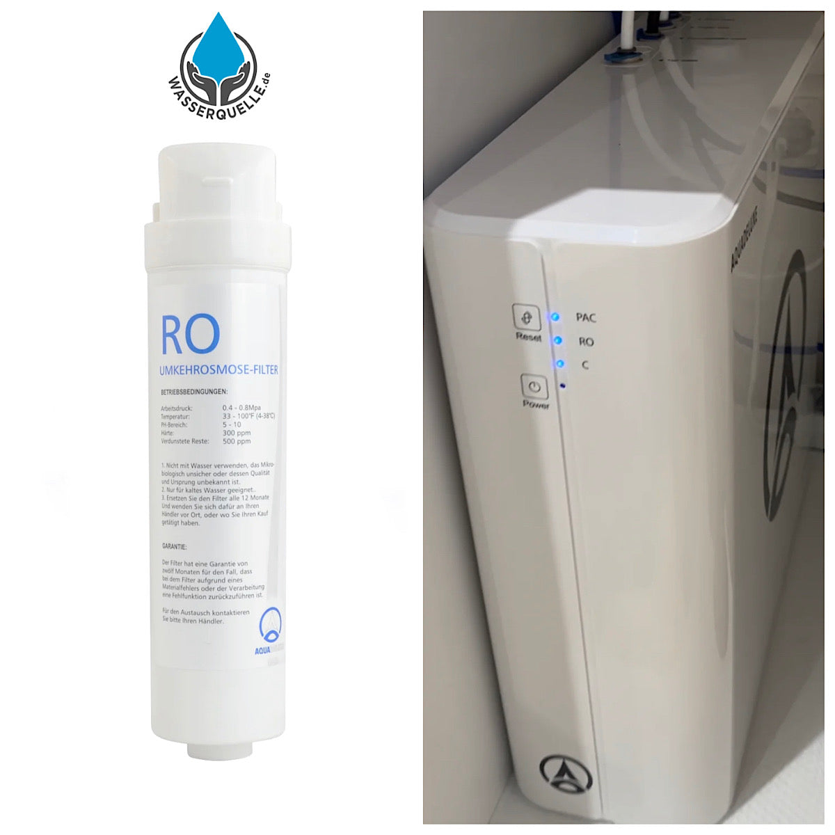 W Vision Pro Membrane | Smart Quelle RO Membranfilter