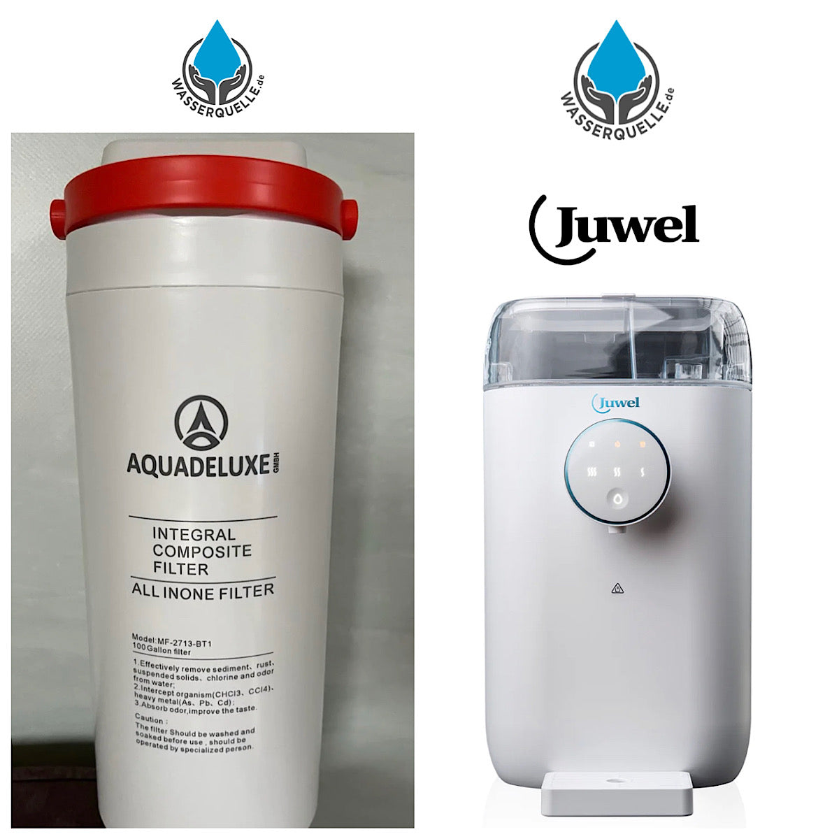 All-In-One Filter für die Juwel Wasserquelle von Aqua Deluxe GmbH aber auch den Dahlert Wasserfilter DT-WP-20 / 22