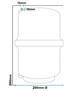 Lade das Bild in den Galerie-Viewer, 2 G Wassertank mit NFF mit 50% Rabatt dank Black Weeks Sale 2025 🤩 | Osmosetank | Tank Vorratsbehälter für Umkehrosmose 2 Galonen | Aqua Deluxe 2 G Wassertank mit 50% Sonderrabatt 🤝