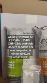 Laden und Abspielen von Videos im Galerie-Viewer, Coway Filterset mit 30 % Sonderrabatt 🤝 Coway Filterset / Filtersatz für CHP-06DL, CHP-250L, CHP-6310L, CHP-6630L, P-07CL, P-220, P-08L, P-6320L