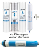 Lade das Bild in den Galerie-Viewer, 4 x Filterset & Vontron Membrane 75GPD mit 50% Rabatt 🤝