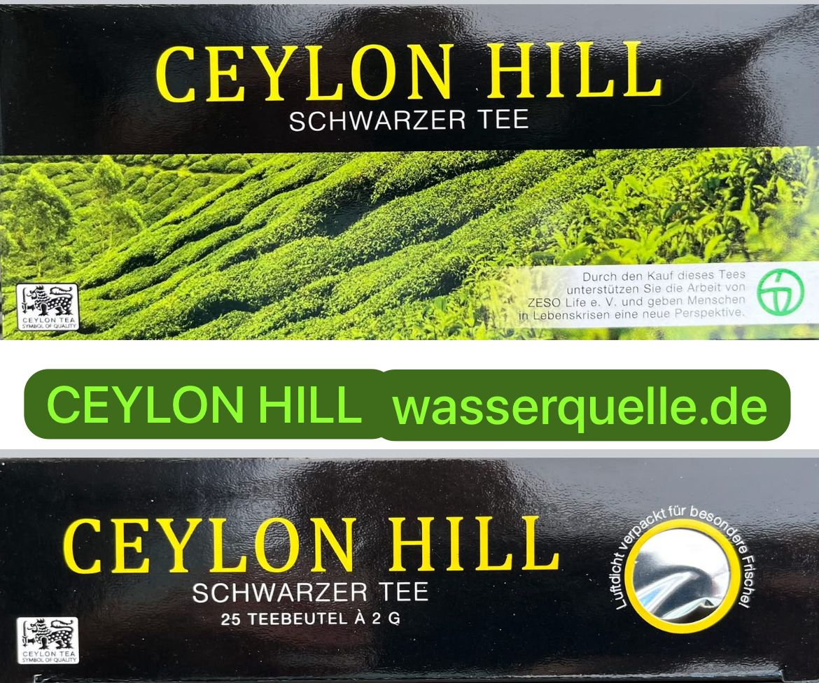 CEYLON HILL - Schwarzer Tee Sri Lankás von GFH Support GmbH & ZESO Life e.V
