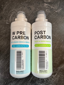 TCR Filtersatz mit 30% Sonderrabatt 🤝 Vor & Nachfilter | Pre Carbon, Post Carbon für die Energy Quelle / WHI Caffe IV Edge (CHP-5351DL) und Sparkling RO (CHP-5361DL)