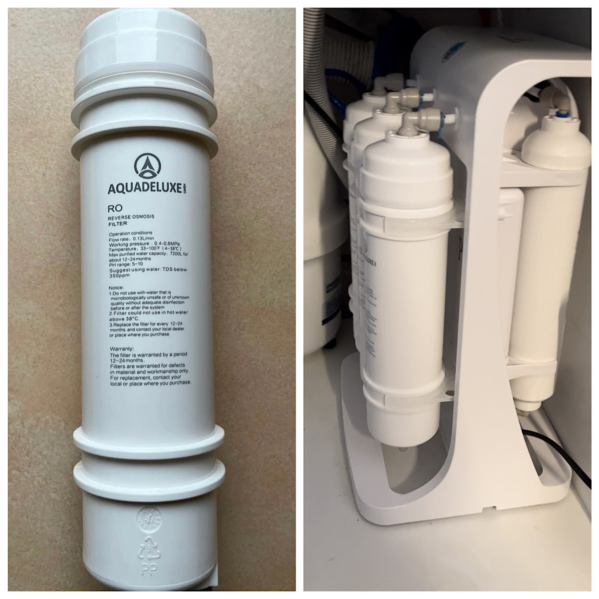 RO Membrane 80 GPD für Simple Purity Wasserquelle💧