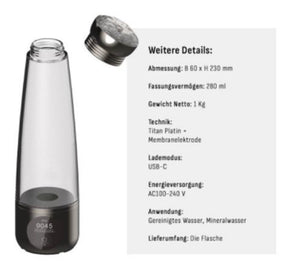 Hydrogen Wasserflasche 💧 Hydrogen Water Bottle | Hydrogenflasche Aqua Get| Генератор водородной воды💧