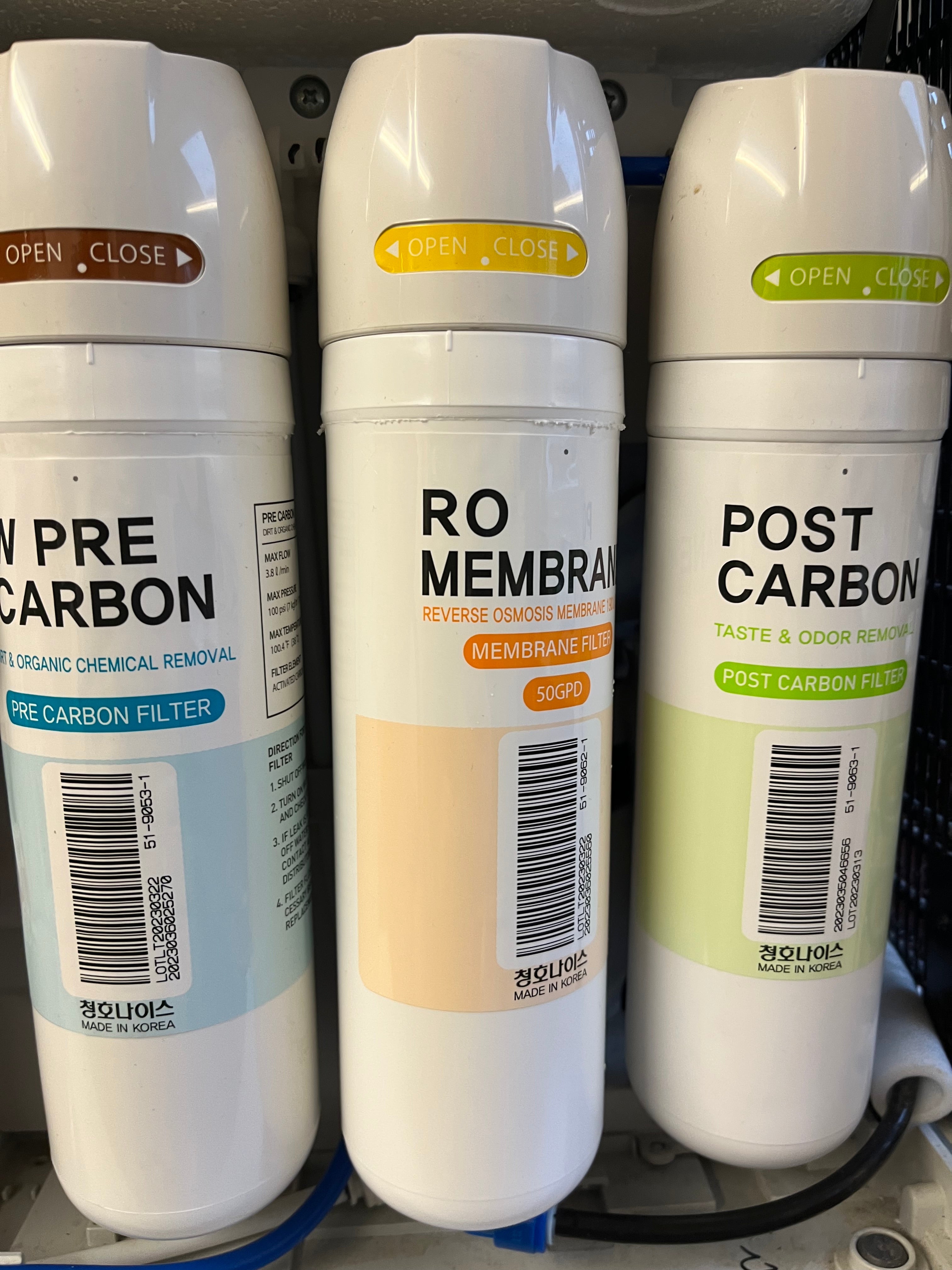 T Filtersatz & T RO-Membran 50 GPD &im Set mit 35% Sonderrabatt 🤝  mit T Filtersatz | Vor & Nachfilter | Pre Carbon, Post Carbon für Ambient Comfort ( CHP-3930D), WHI Caffee Ambient (cCHP-3931Dc) und Omni (CHP-4030D)