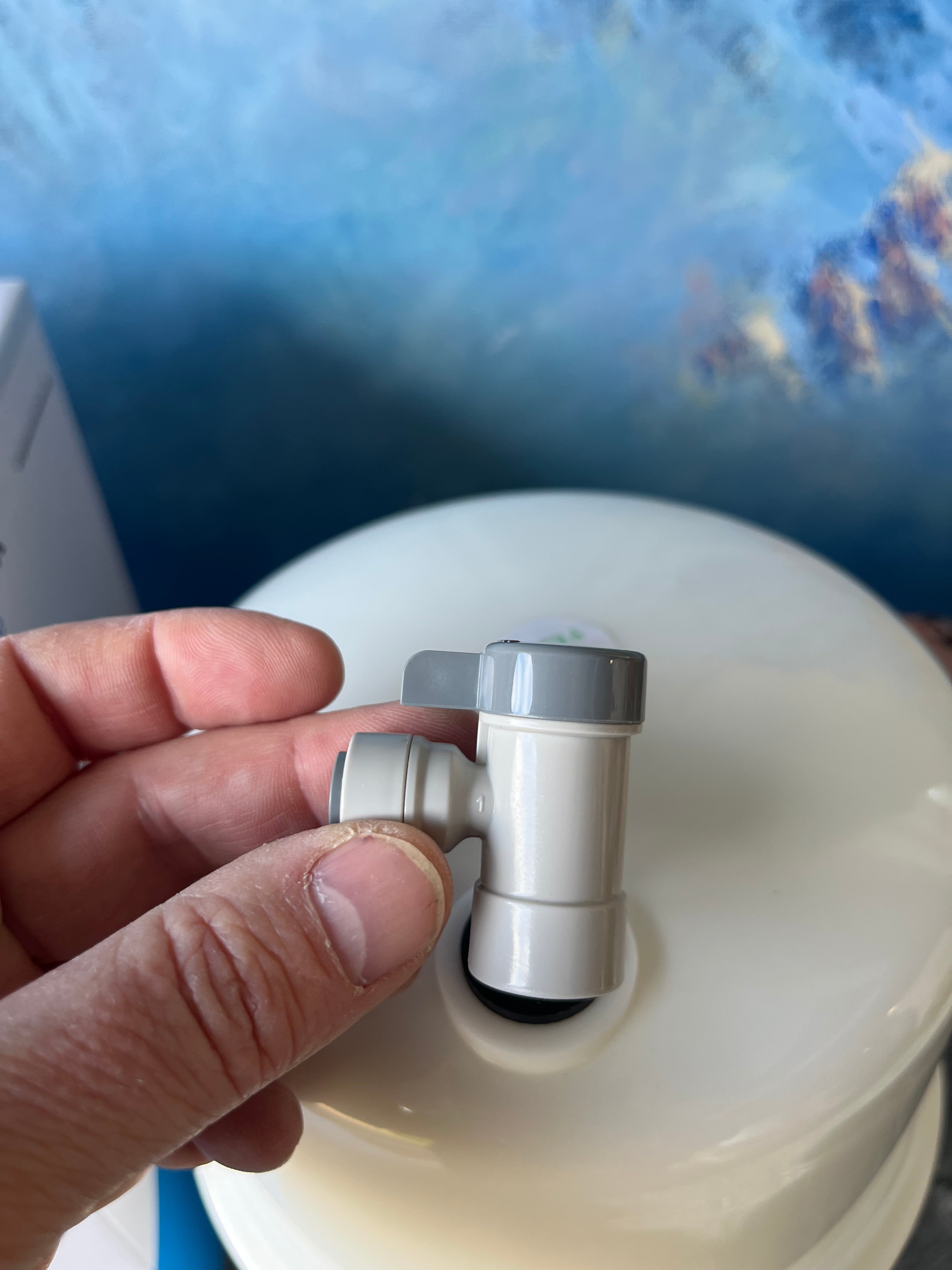 Tankventil Tank-Absperrhahn mit 50% Sonderrabatt 🤝 für Umkehrosmose Wassertanks Wasserfilter für  1/4 Zoll Schlauch