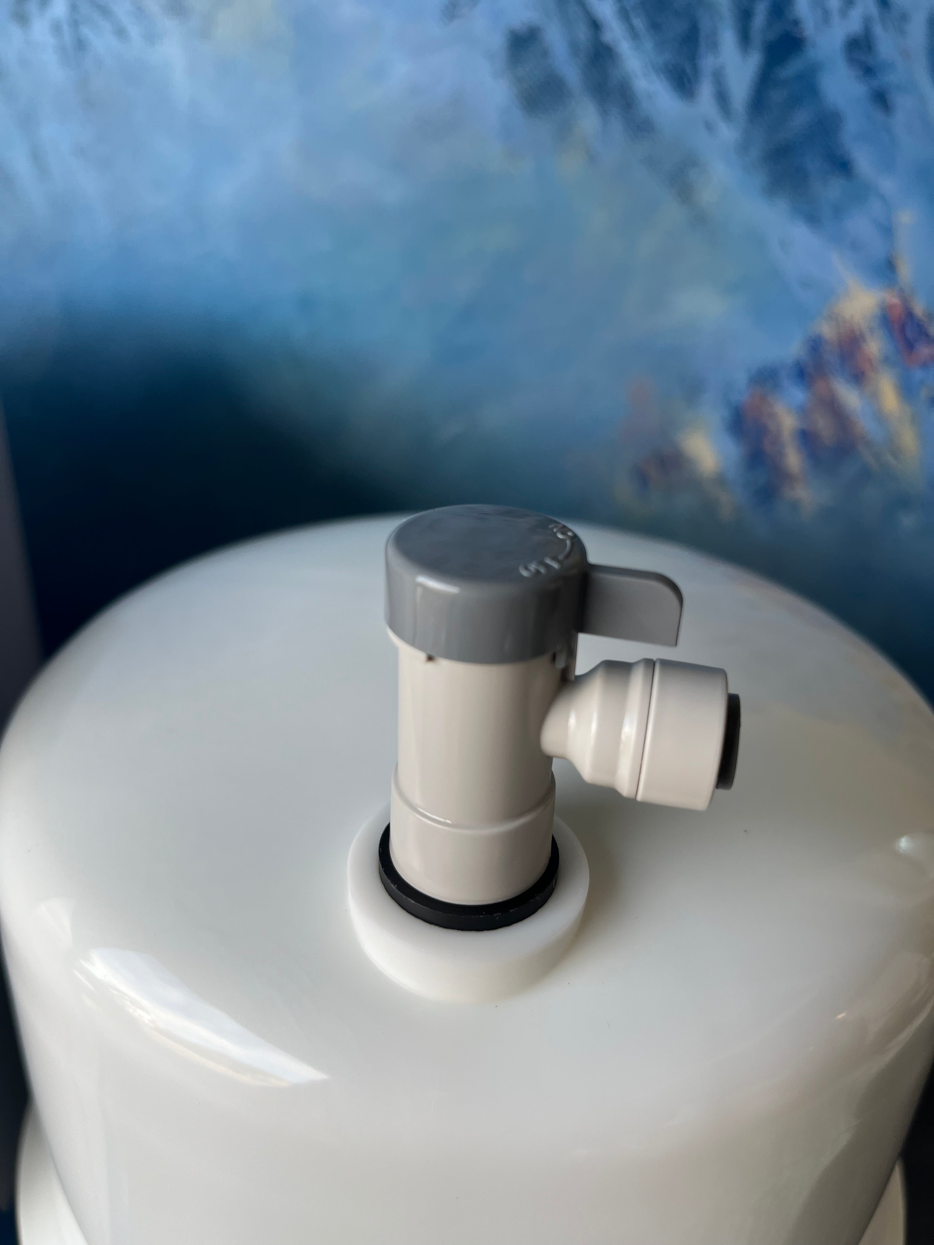 Tankventil Tank-Absperrhahn mit 50% Sonderrabatt 🤝 für Umkehrosmose Wassertanks Wasserfilter für  1/4 Zoll Schlauch