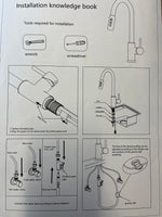 Lade das Bild in den Galerie-Viewer, Ausziehbarer Drei Wege Wasserhahn Premium mit Brause | Silber gebürstet &amp; ausziehbar mit 50% Rabatt 🤝
