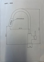Lade das Bild in den Galerie-Viewer, Ausziehbarer Drei Wege Wasserhahn Premium mit Brause | Silber gebürstet &amp; ausziehbar mit 50% Rabatt 🤝
