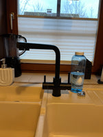 Lade das Bild in den Galerie-Viewer, 3 Wege Wasserhahn Slim Line Schwarz mit 30% Sonderrabatt 🤝
