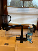 Lade das Bild in den Galerie-Viewer, 3 Wege Wasserhahn Slim Line Schwarz mit 30% Sonderrabatt 🤝
