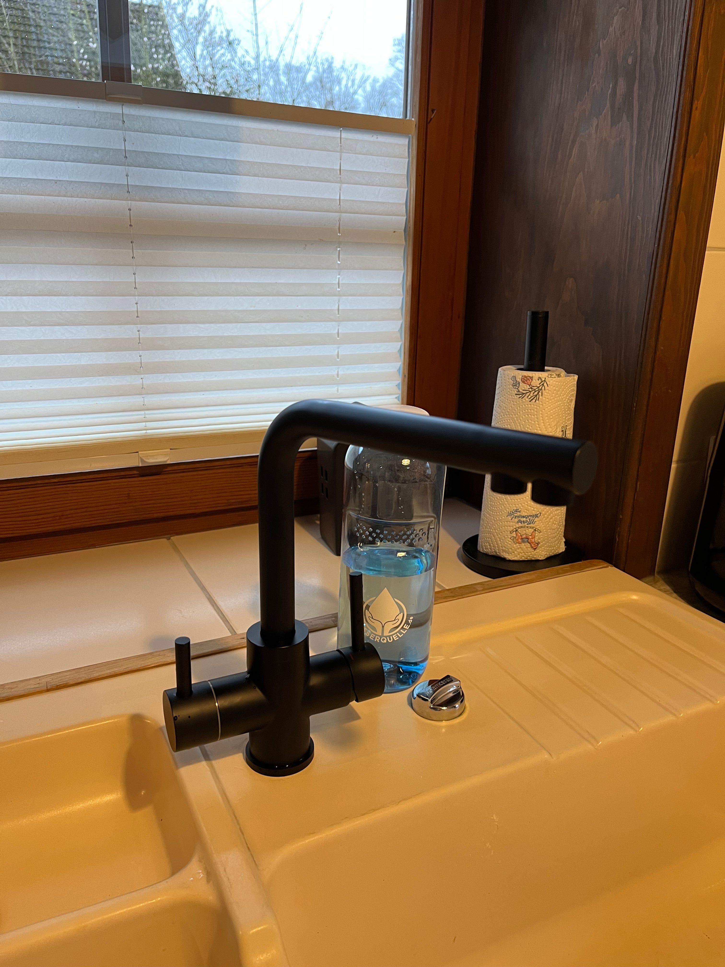 3 Wege Wasserhahn Slim Line Schwarz mit 30% Sonderrabatt 🤝