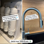 Lade das Bild in den Galerie-Viewer, Simple Purity Wasserquelle 💧 mit 50 % Rabatt inclusive ausziehbaren 3 Wege Wasserhahn Premium als Sommerschlussverkauf 🤝
