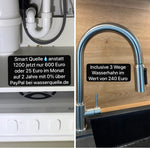 Lade das Bild in den Galerie-Viewer, Sommerschlussverkauf auf die Smart Quelle💧 W - Vision Pro mit 50% Rabatt ( bis zum 31.08.2025 ) plus ausziehbarer 3 Wege Wasserhahn Premium gratis dazu 🤝
