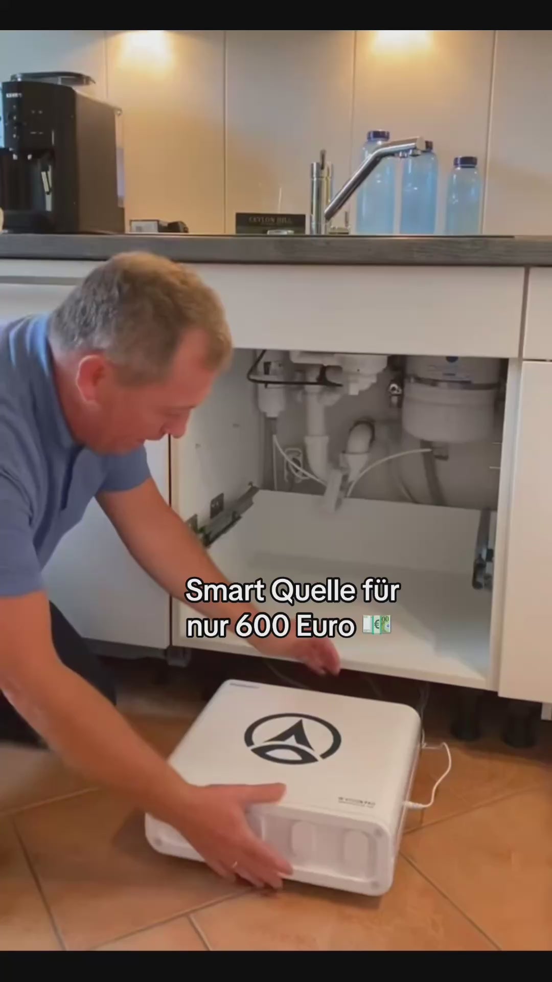 Ausziehbarer Drei Wege Wasserhahn Premium mit Brause | Silber gebürstet & ausziehbar mit 50% Rabatt 🤝