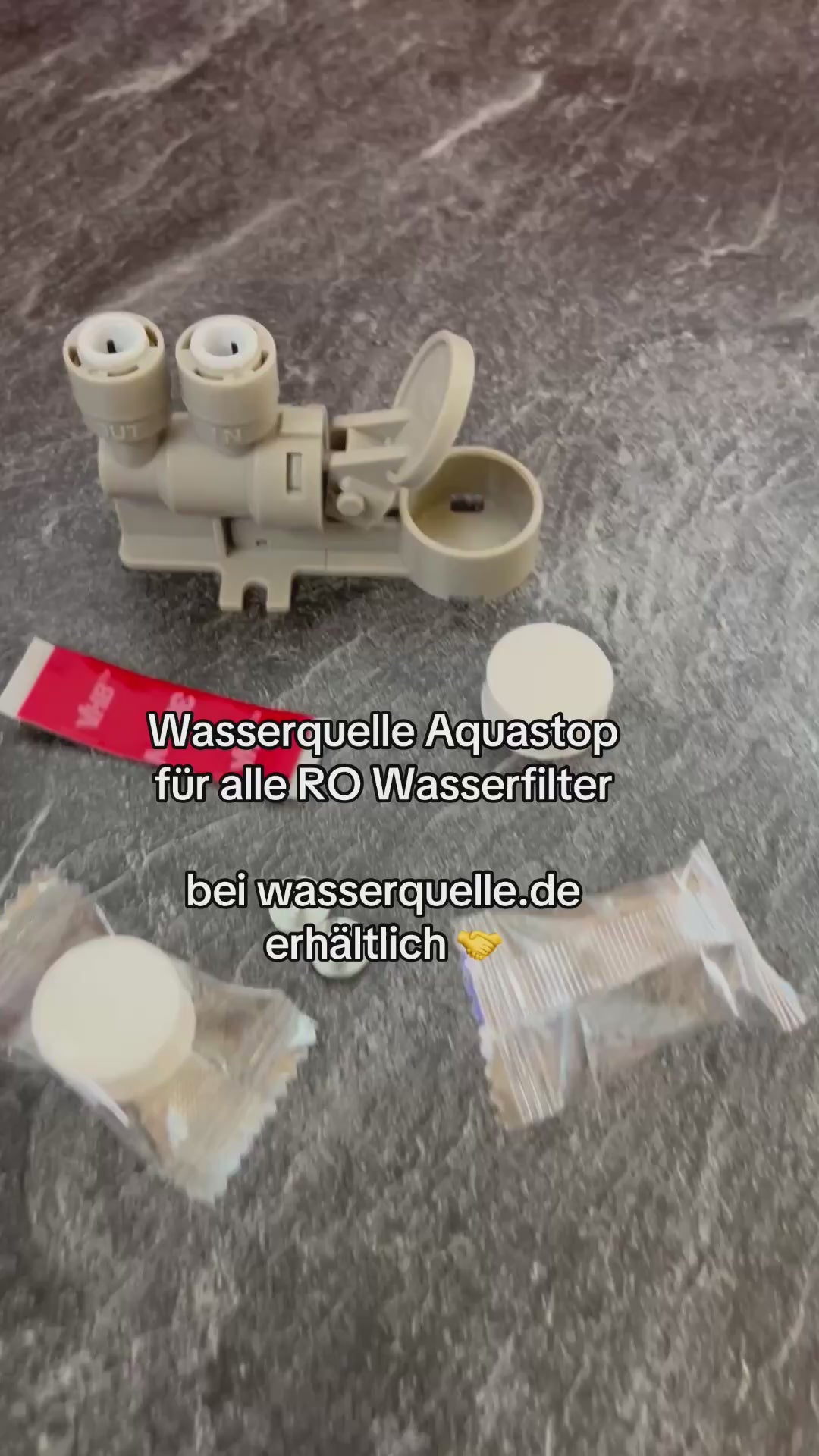 Wasserquelle Aquastop für alle RO Systeme 1/4 Zoll mit 50% Rabatt 🤝