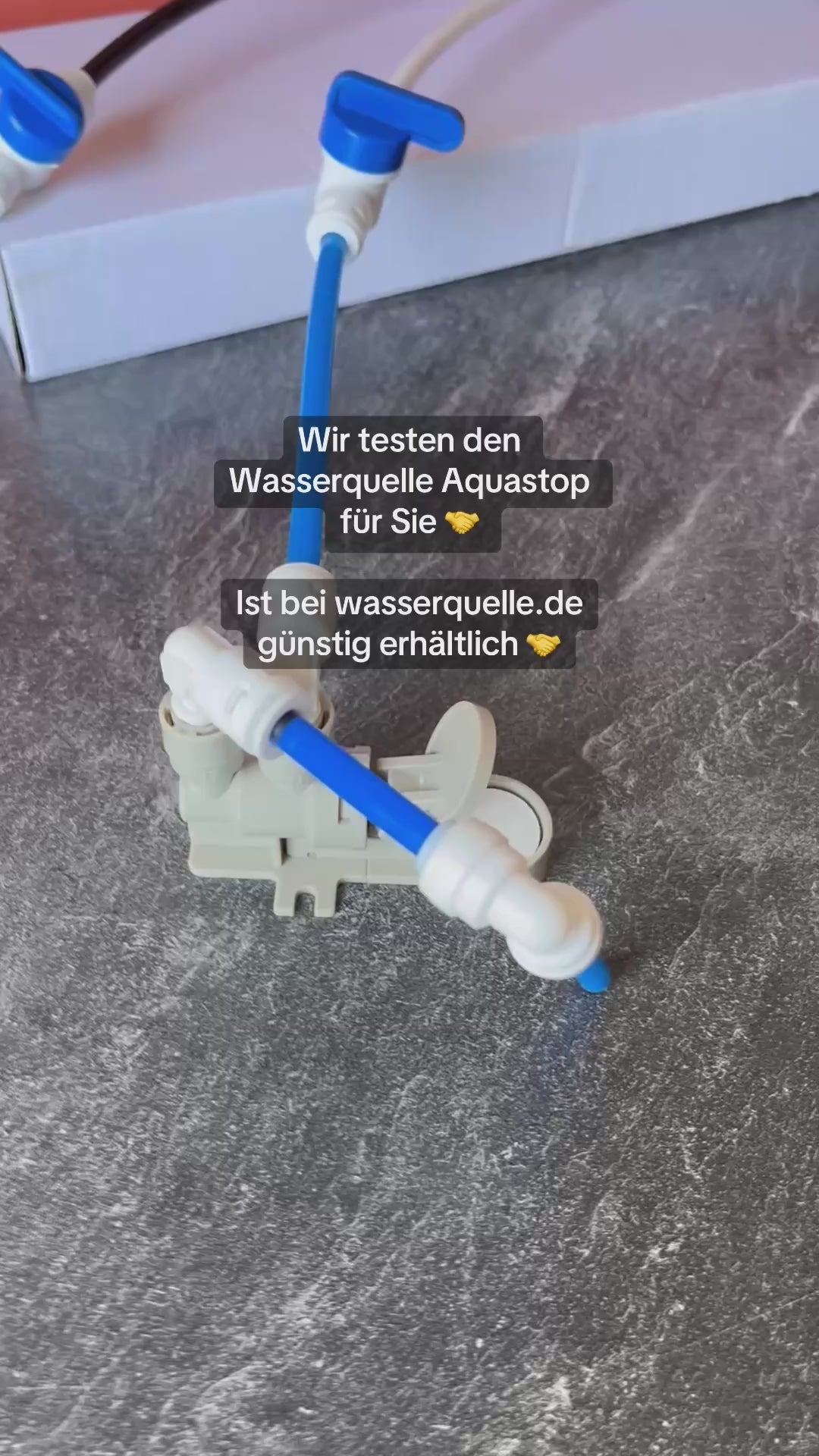 Wasserquelle Aquastop für alle RO Systeme 1/4 Zoll mit 50% Rabatt 🤝