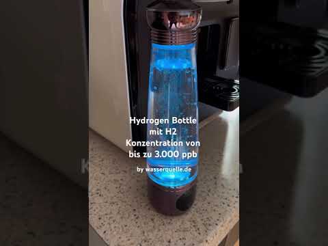 Hydrogen Wasserflasche 💧 Hydrogen Water Bottle | Hydrogenflasche Aqua Get + PPM Tester gratis 🤝