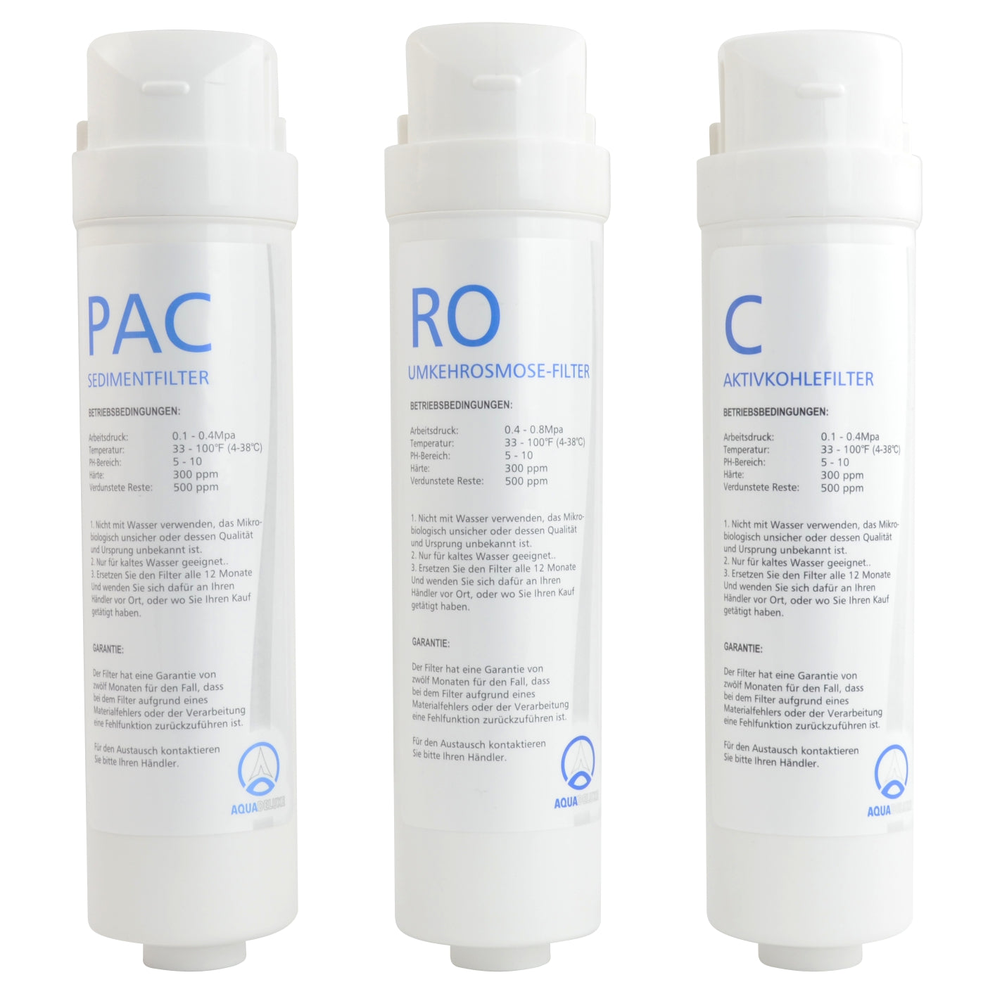 Smart Quelle ( W-Vision Pro ) RO-Membrane und Filterset ( Ersatzfilter ) im Sparset mit 30% Rabatt Sonderrabatt 🤝( W - Vision Pro )