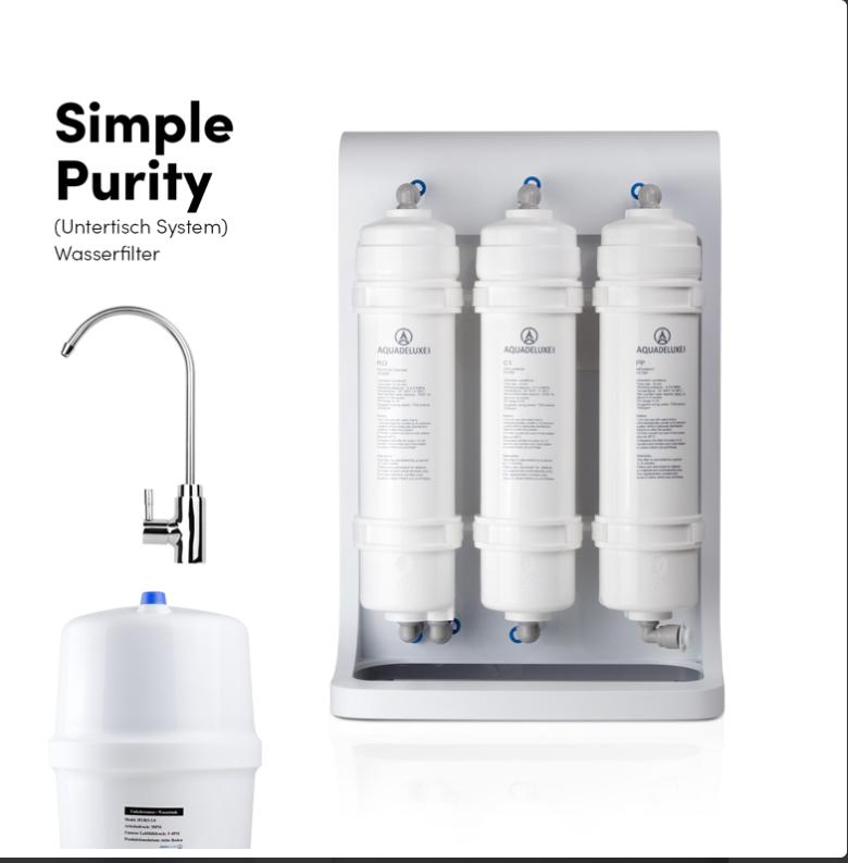 Simple Purity Wasserquelle mit 40% Rabatt Weihnachtsrabatt