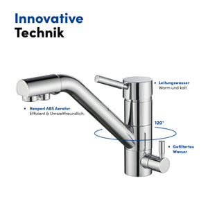 3 Wege Wasserhahn DWH-1
