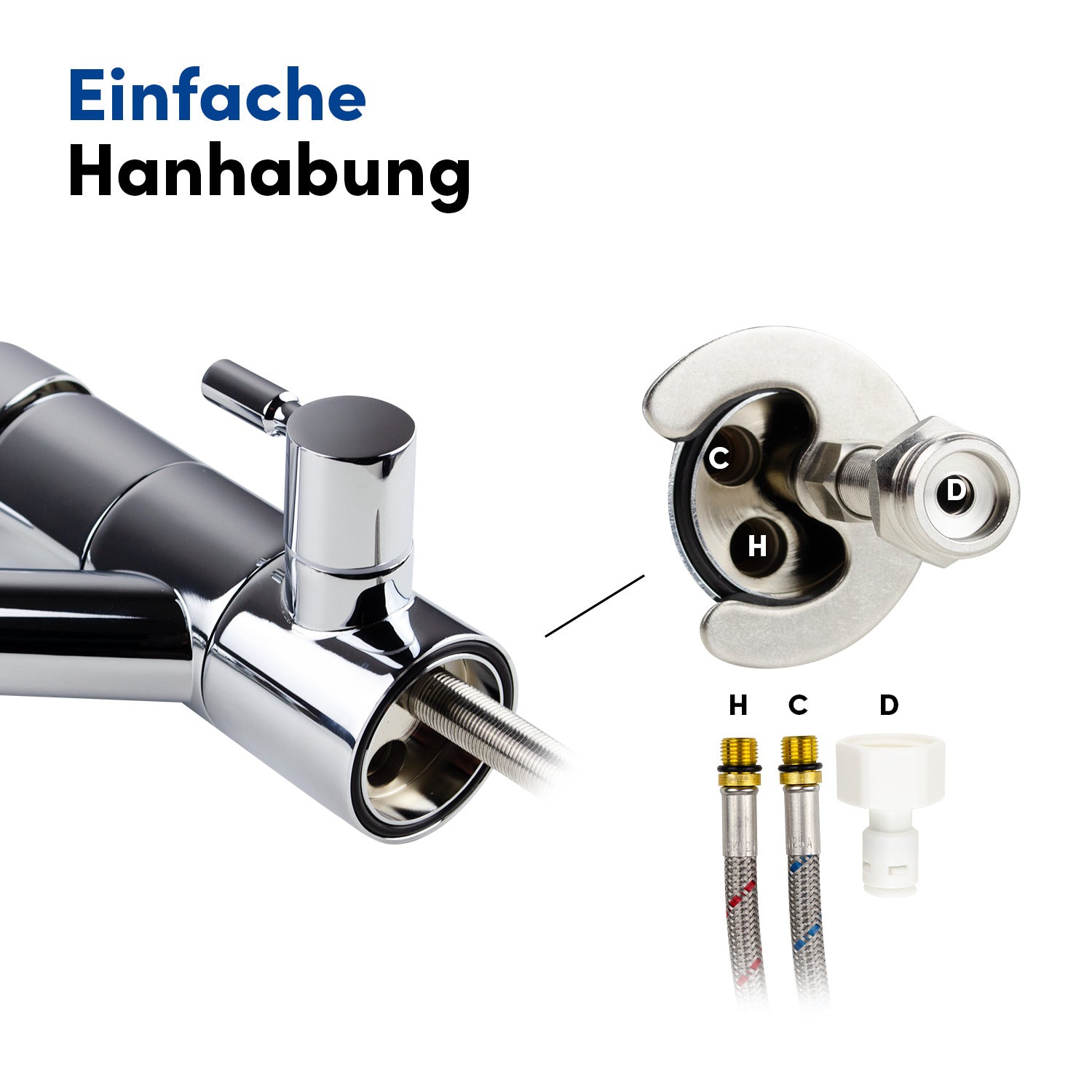 3 Wege Wasserhahn DWH-1