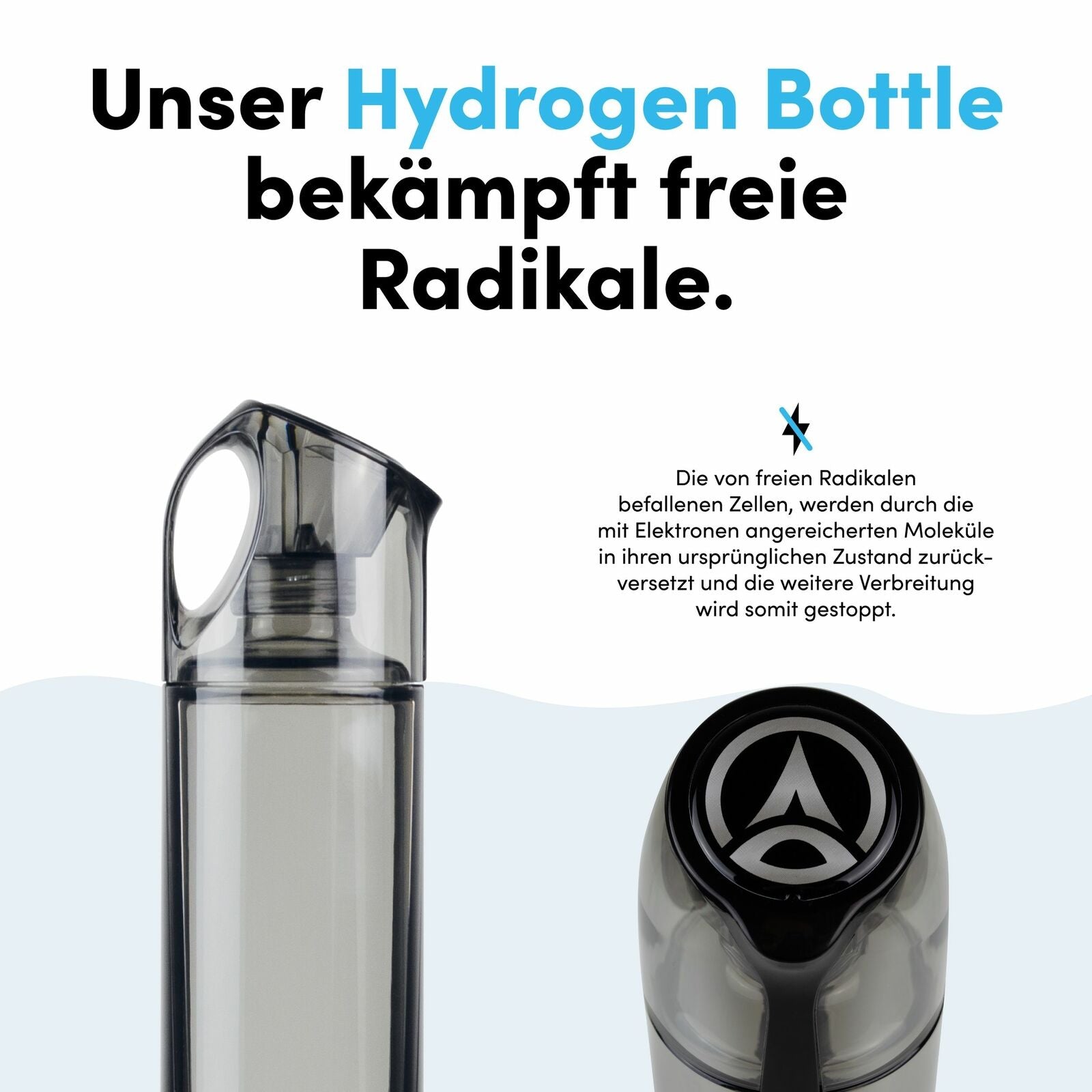 Hydrogen Wasserflasche